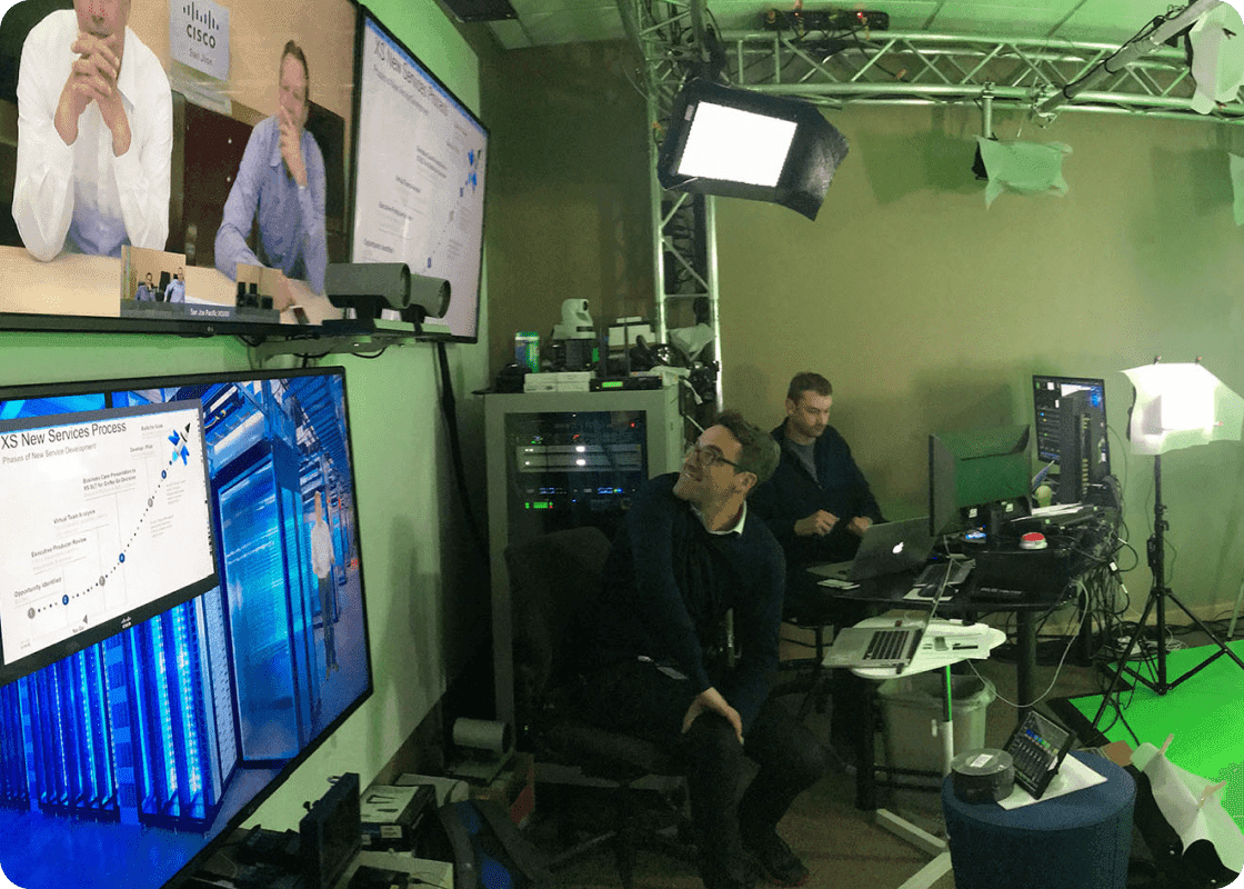 Professional AV control position managed by JAZ